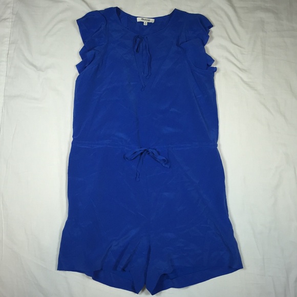 100% Silk Madewell Romper - Picture 4 of 8